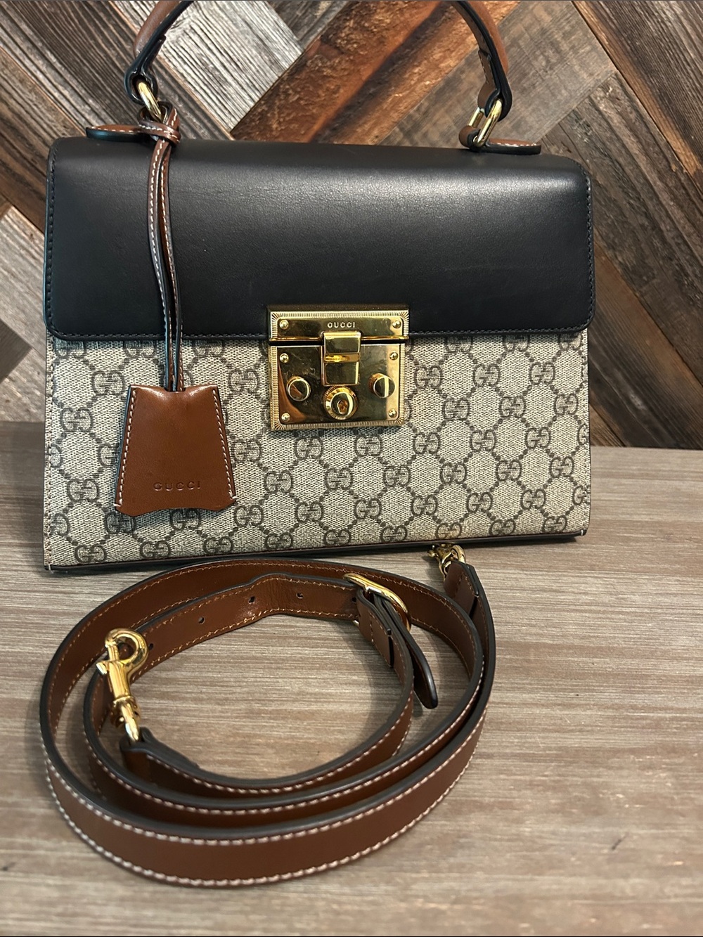 Gucci GG Supreme Top Handle Bag - Picture 11 of 14